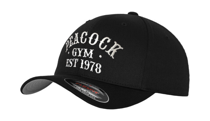 Peacock Gym EST Cap - Black and White