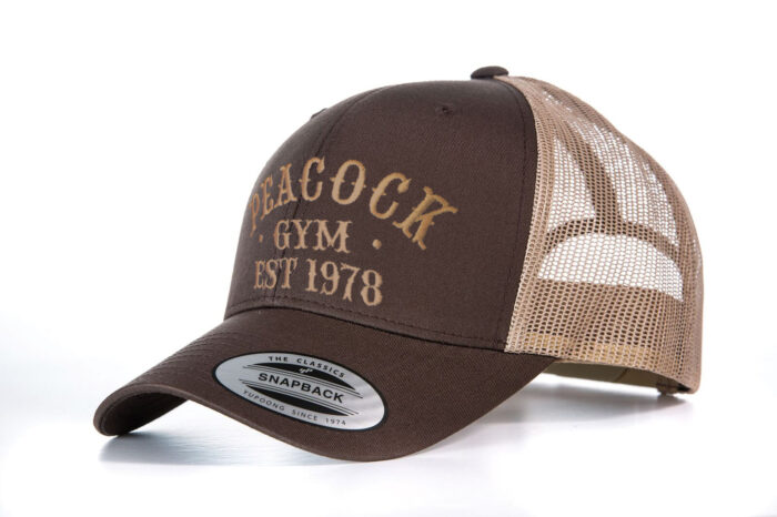 Peacock Gym Mesh EST Cap - Brown