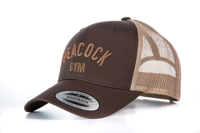 Peacock Gym Mesh Cap - Brown