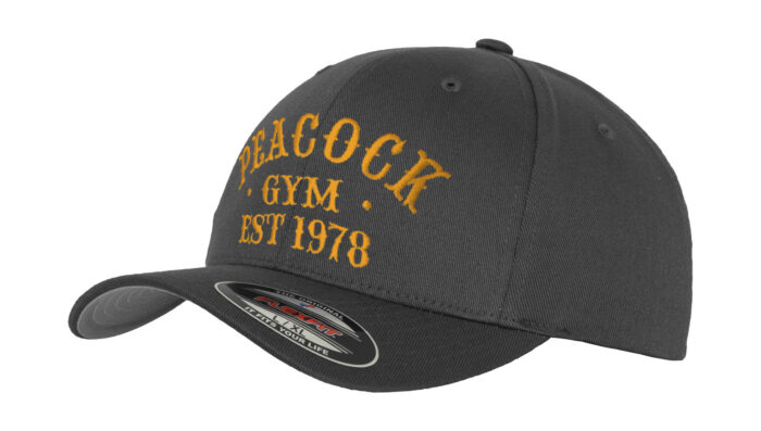 Peacock Gym EST Cap - Grey and Orange