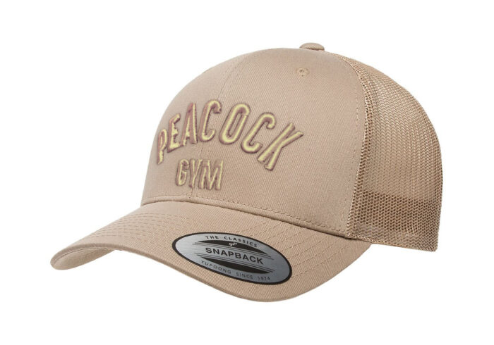 Peacock Gym Mesh Cap - Khaki