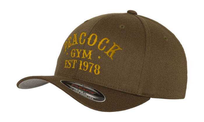 Peacock Gym EST Cap - Olive and Yellow