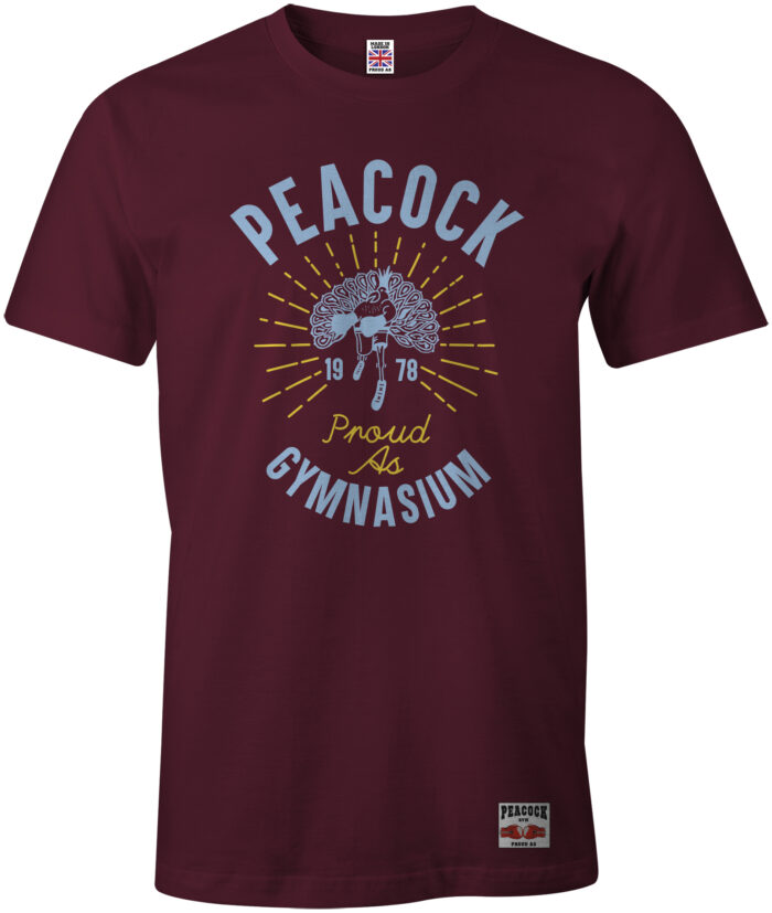 Peacock Bird Maroon