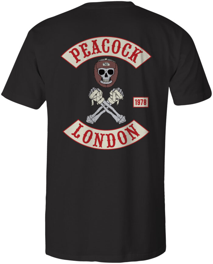 Peacock Pirate Logo Black