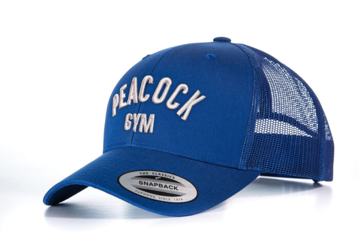 Peacock Gym Mesh Cap - Royal Blue