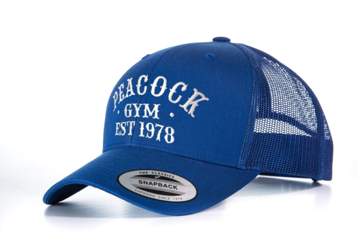Peacock Gym Mesh EST Cap - Royal Blue