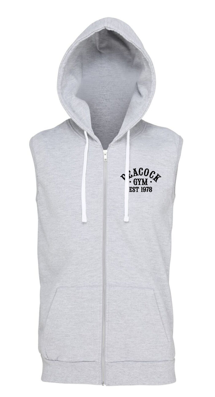 Peacock EST workout hoody - White and Black