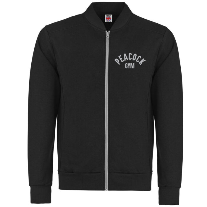 Peacock Gymlightweight jacket - Black and Grey