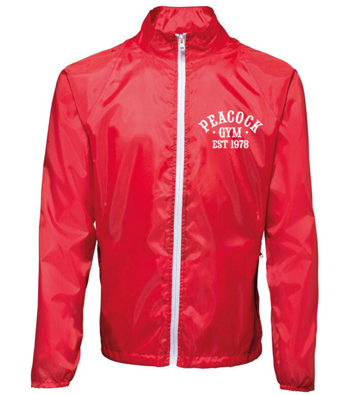 Peacock EST Gymlightweight jacket - Red and White