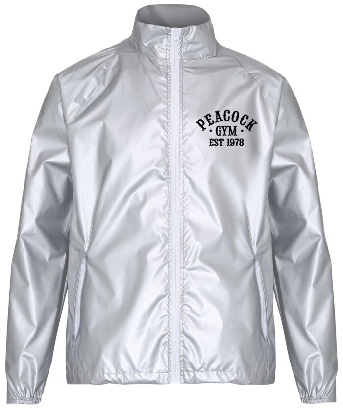 Peacock EST Gymlightweight jacket - Silver and Black