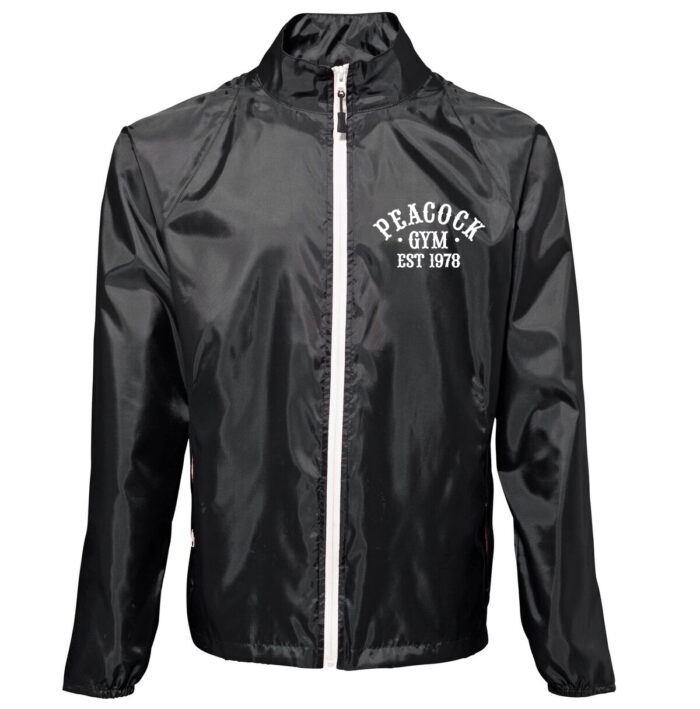 Peacock EST Gymlightweight jacket - Black and White