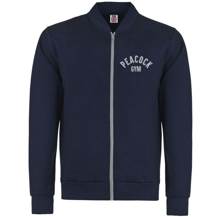 Peacock Gymlightweight jacket - Navy and White