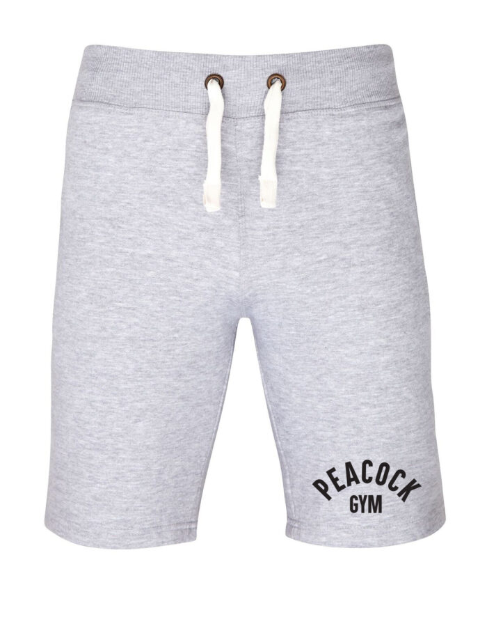 Peacock Gym Campus Shorts - Grey and Black