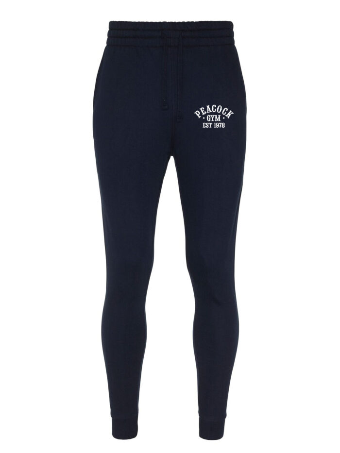 Peacock EST trackpants - Navy and White