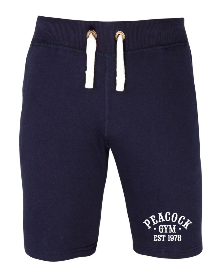 Peacock Gym EST Campus Shorts - Navy and White