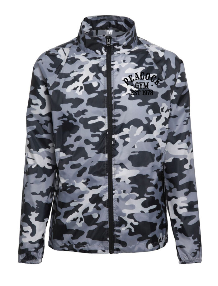 Peacock EST Gymlightweight jacket - Grey Camo