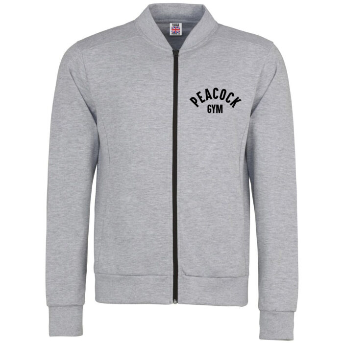 Peacock Gymlightweight jacket - Grey and Black