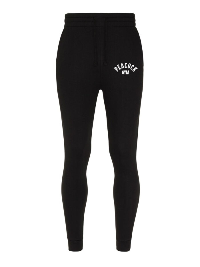 Peacock trackpants - Black and White