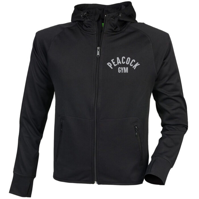 Peacock lightweight hoody - Black and Grey
