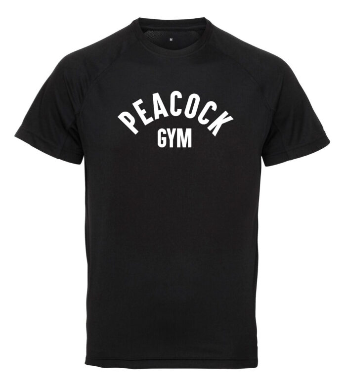 Panelled tech tee - Black and White