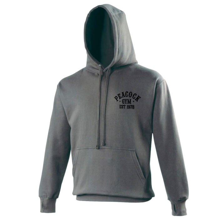 Peacock EST full hoody - Dark Grey and Black