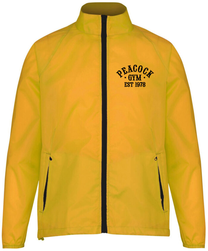 Peacock EST Gymlightweight jacket - Yellow and Black