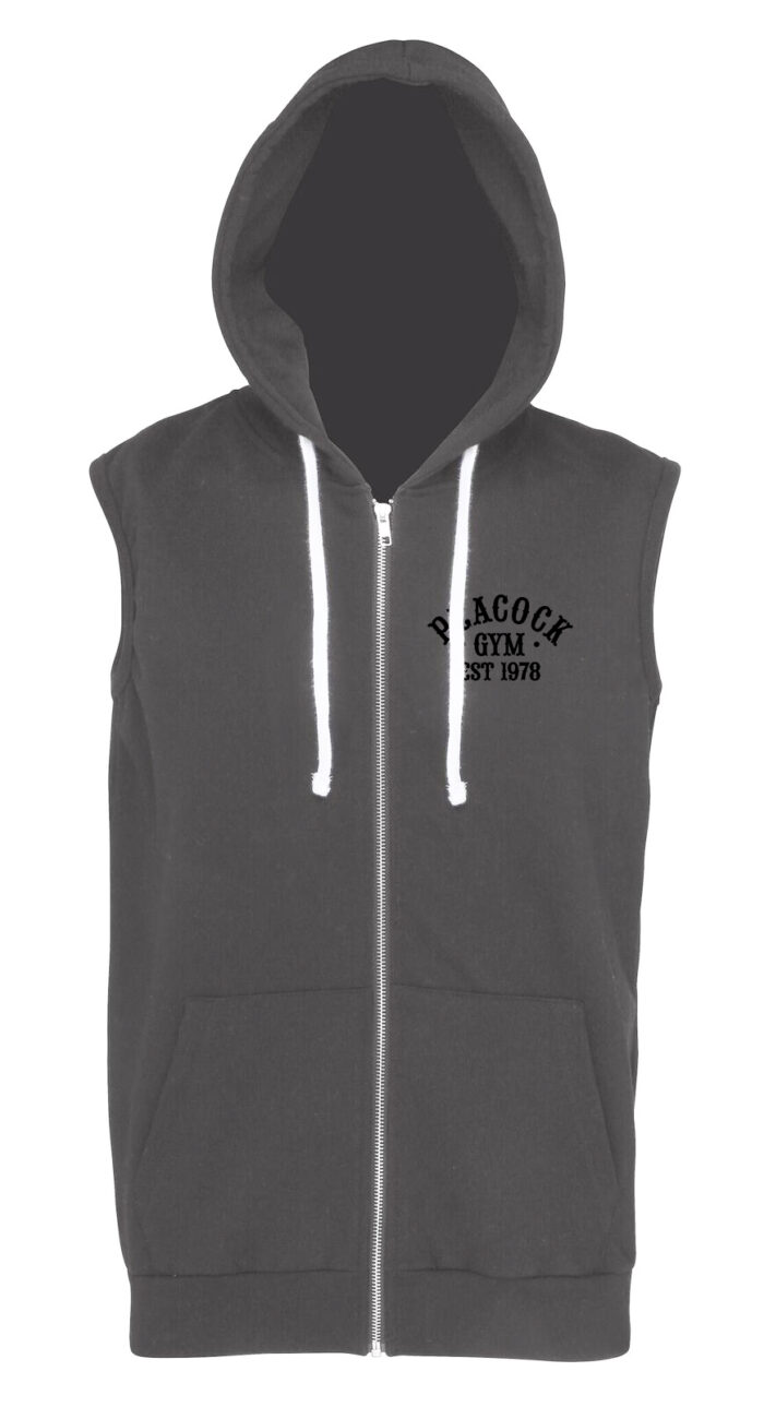 Peacock EST workout hoody - Charcoal and and Black